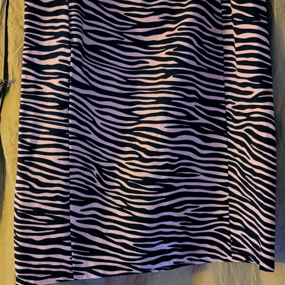 Simply Emma Dresses & Skirts - Pink and black tiger striped pencil skirt